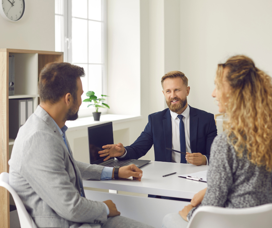 meeting of 3 people